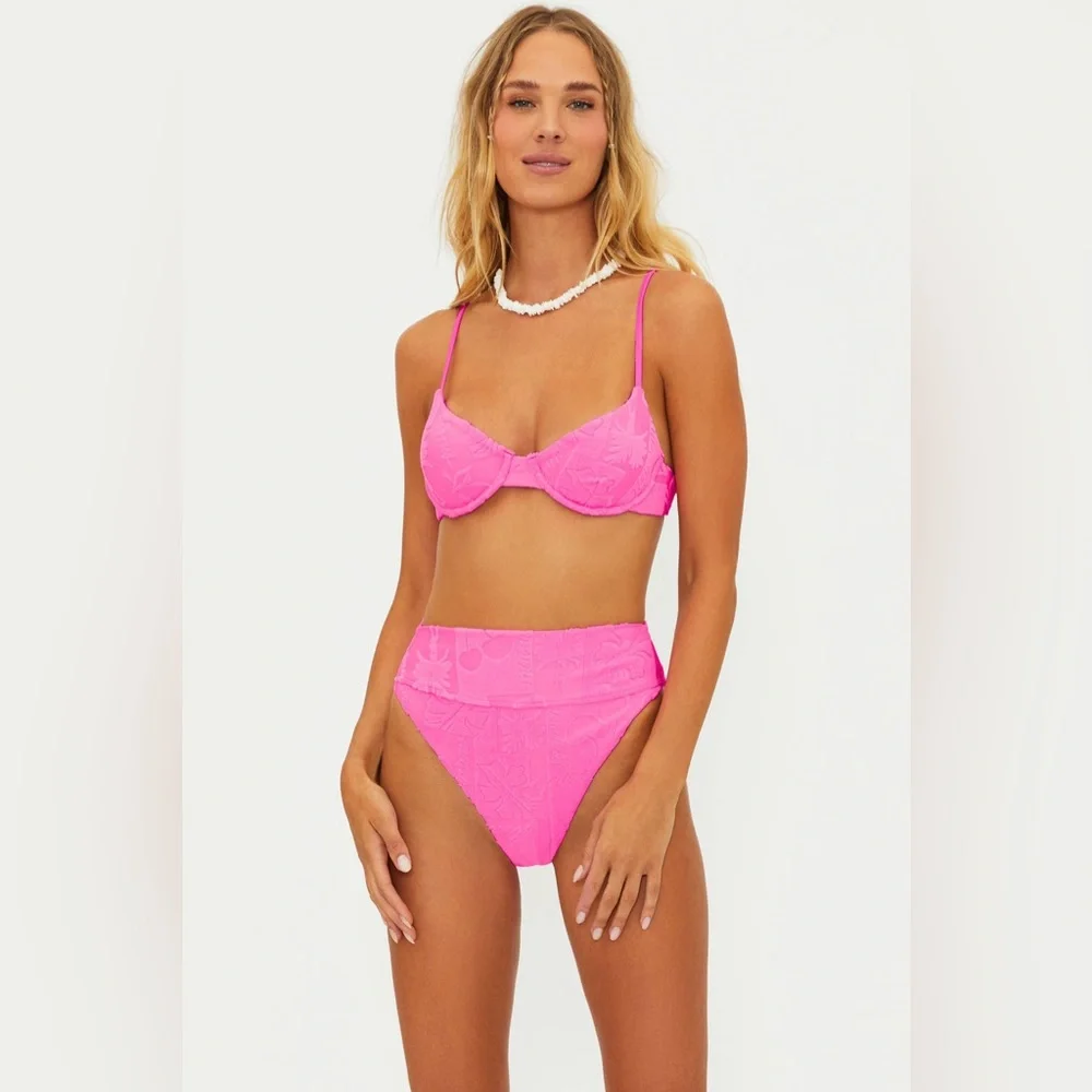 BEACH RIOT Highway Bottom Strawberry Stand Terry, Size Large , $98